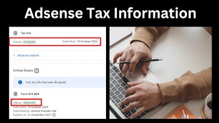 How to Submit Adsense Tax Information for the Year 2024  Singapore United States [upl. by Witkin449]