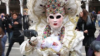 The CARNIVAL of Venice Italy Tour  SCARY MASKS  Travel Vlog [upl. by Bald140]