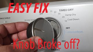 How to fix a broken knob on a whirlpool dryer [upl. by Uolyram]