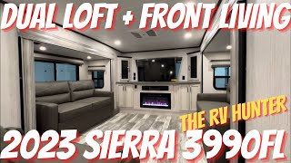 2023 Sierra 3990FL  Luxury Front Living 5th Wheel with a Dual Loft [upl. by Rimhsak758]