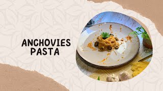 باستـا بالأنشوفة Pasta with Anchovies recipe [upl. by Yannodrahc]