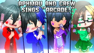 quot🎤quotAphmau and crew sings quotArcadequot💜Aphmau💜Gacha meme✨✨✨ [upl. by Isdnil]