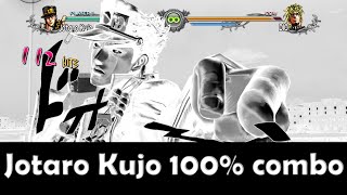 100 Jotaro Kujo combo  JoJo’s Bizarre Adventure AllStar Battle R [upl. by Warthman]