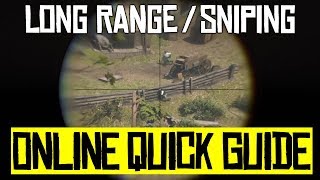 Long RangeSniping  RDR2 ONLINE Quick Guide  Red Dead Redemption 2 [upl. by Eignav]