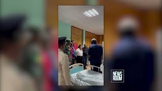 GUYANA NEWS ROOM  PRESIDENT ALI VISIT TO MAHDIA HOSPITAL [upl. by Haley]