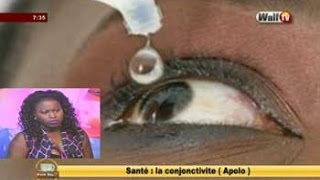 SANTE la conjonctivite Apolo dans Petit Dej du 07 nov 2016 avec Amina [upl. by Hera]