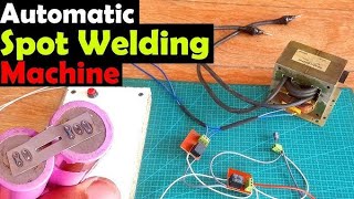 Automatic Spot Welding with a Simple OneWay Relay Circuitquot [upl. by Anerb]