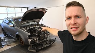 Ich finde den GRUND warum NIEMAND den V8 Motor des 2500€ Audi S6 reparieren wollte [upl. by Elleinet667]