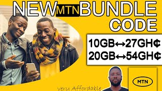 NEW MTN CHEAP BUNDLE CODE  2024  10GB  27GH [upl. by Abisia]