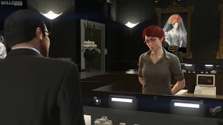 GTA 5 PS4  Mission 10  Casing The Jewel Store Gold Medal [upl. by Tobey]