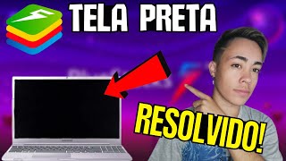 COMO RESOLVER O BUG DE TELA PRETA NO BLUESTACKS 5 PROBLEMA DE TELA CHEIA NO BLUESTACKS [upl. by Slaughter]