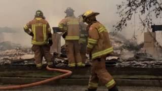 Valle Landing Fire in Valle Crucis NC [upl. by Lauretta]