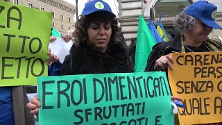 Sanità il grido di aiuto di medici ed infermieri a Roma quotIl governo non ci ascoltaquot [upl. by Blackburn]