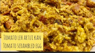 Artui leh tomato kan kawi siam dan Tomato scrambled egg recipe [upl. by Imugem]