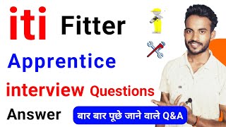 iti fitter apprentice interview questions  answer in hindi  iti fitter interview questions 2023 [upl. by Assiar]