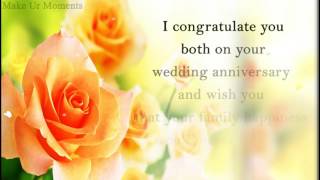 BEST HAPPY ANNIVERSARY WISHES FOR COUPLE [upl. by Assiroc]