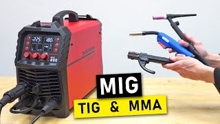 6 in 1 Multi Welding Machine MIG Spot TIG MMA  ARCCAPTAIN MIG200  Unboxing and Test [upl. by Nolaf]