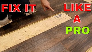 Avoid Costly Mistakes Repairing Vinyl Plank Flooring Made Easy [upl. by Ettevy]