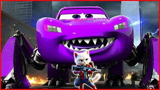 Epic Escape From Lightning McQueen Eater EATERs Transformation  Zoonomaly Theme Song COVER [upl. by Broeker]