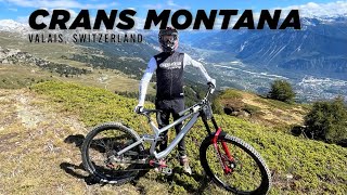 Bikepark Crans Montana Downhill Full Run🇨🇭Training MTB  Steffen Smets [upl. by Jacobba195]