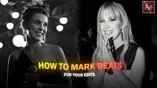 how to mark audio beats after effects [upl. by Kalina]