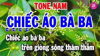 Chiếc Áo Bà Ba Karaoke Tone Nam  Rumba Chuẩn Dễ Ca  Tiên Organ [upl. by Bihas518]