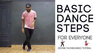 Basic Dance Steps for Everyone  3 Simple Moves  Practice Everyday  Deepak Tulsyan  Part 8 [upl. by Collie62]