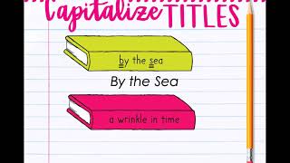 Capitalizing Titles Mini Lesson [upl. by Atelahs843]