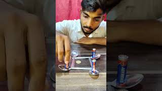 BATTERI EXPERIMENT VIDEO COINS FLY 💸 experiment scienceexperimentsforkidsatho ARMAN EXPERIMENT 🥰 [upl. by Noryak]