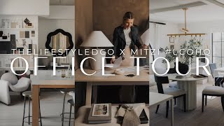 LCOHQ Updated Interior Design Office Tour  THELIFESTYLEDCO x Mitzi Lighting [upl. by Ayota]