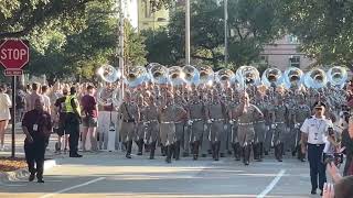 Fightin Texas Aggie Band Campus March  October 5 2024 [upl. by Markson446]