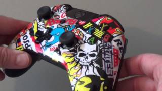 Xbox One controller review Controller Modz Sticker Bomb [upl. by Atiras630]