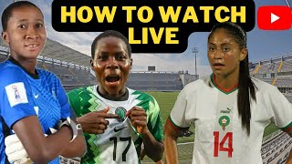 Nigeria Falconets Take On Morocco U20  13th African Games 2024  Female Football [upl. by Armstrong36]