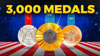 US DOMINATES with 3000 Olympic Medals [upl. by Lenaj]