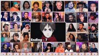 Attack on Titan Ending 7 The Final Season Part 2  Reaction Mashup 進撃の巨人ED7 [upl. by Libbey]