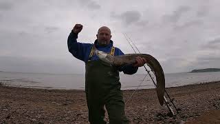 Fishing A Shallow Mixed Ground Beach Nr Minehead sea autumn fishing [upl. by Notxarb]