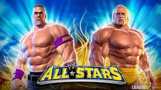 WWE ALL STAR  match the rock and undertaker [upl. by Addiego]