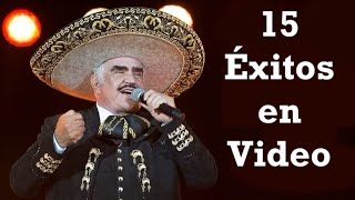 VICENTE FERNANDEZ  15 ÉXITOS EN VIDEO [upl. by Gherlein]