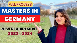 New Requirement to study Masters in GermanyI Study in Germany I Step by Step process [upl. by Lucilia]