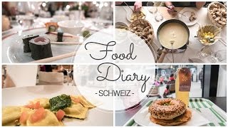 FOOD DIARY SCHWEIZ  Raclette Fondue amp andere Süden [upl. by Natalya837]