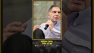 BREAKING Ratan Tata Chairman Emeritus Of Tata Group Dies At 86 In Mumbai  Ratan Tata Death News [upl. by Wixted]