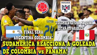 MARAVILLADOS PRENSA SUDAMERICANA SE RINDE A COLOMBIA vs PANAMA 50 HOY COPA AMERICA 2024 [upl. by Eiramanin688]