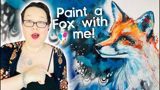 Paint a Colourful Fox with me [upl. by Peale]