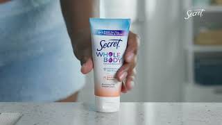 Secret Whole Body Deodorant 72HR Odor Protection [upl. by Anirec]