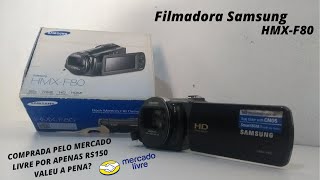 Filmadora Samsung HMXF80  Comprada Usada Pelo Mercado livre  Valeu a pena Confira no video [upl. by Anilas571]