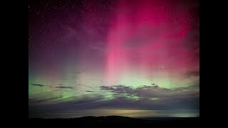 Solar Storm DSLR Timelapse Oct 2024  Clatsop Forrest Oregon [upl. by Elsey677]