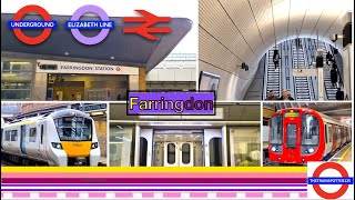 ALL THREE SERVICES Trains at Farringdon ZFD  TCS 25052022 [upl. by Nave463]