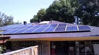 Solar Panel Install Time Lapse 32 Modules 8KW [upl. by Ahrat41]