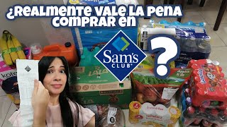 Despensa en SAMS ¿Realmente Vale la Pena Comprar en Sams  ¿Cuánto gasté [upl. by Rogozen230]