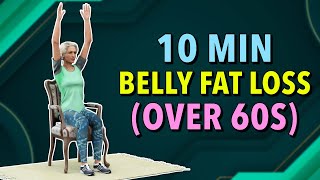 10Min Exercises For Seniors Boost Belly Fat Loss [upl. by Luben627]